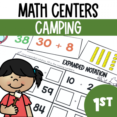 1st Grade Camping Math Centers