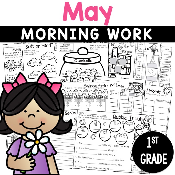1st grade May morning work