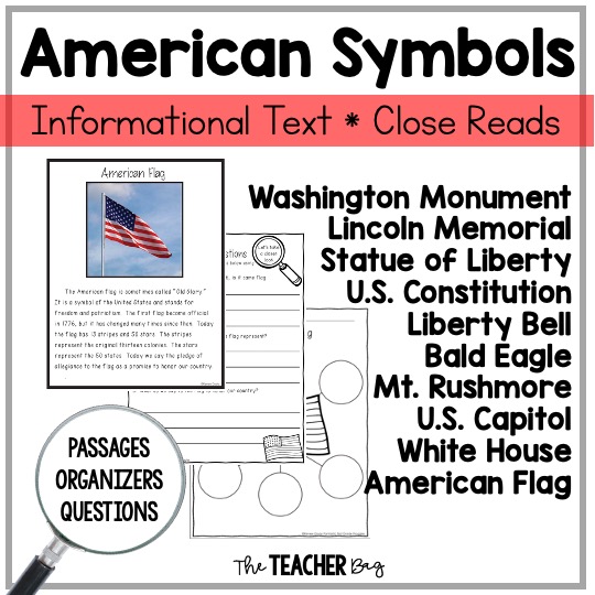 American Symbols and Monuments Reading Passages