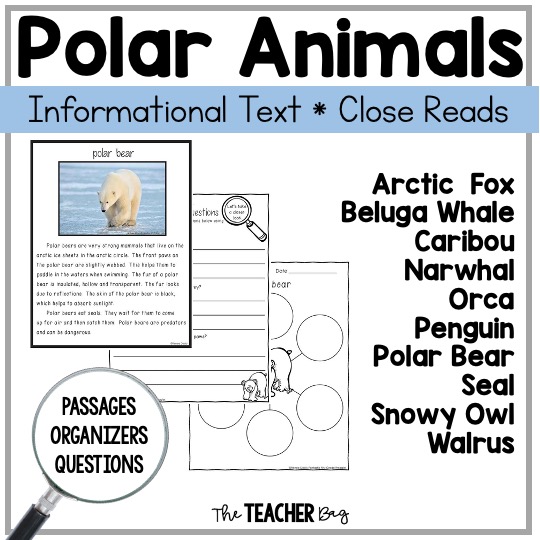 polar animal reading passages