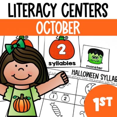 October literacy centers