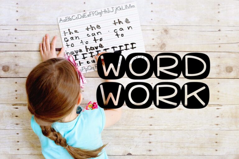 Word work activities that can be tailored to used with any words that you want.