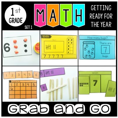 Math Task Cards - Getting Ready For 1st Grade