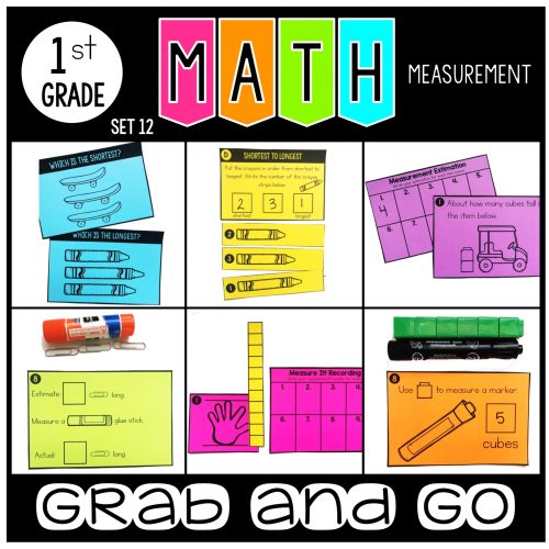 Grab and Go Math - Measurement - The Teacher Bag