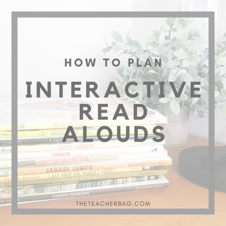 plan interactive read-alouds