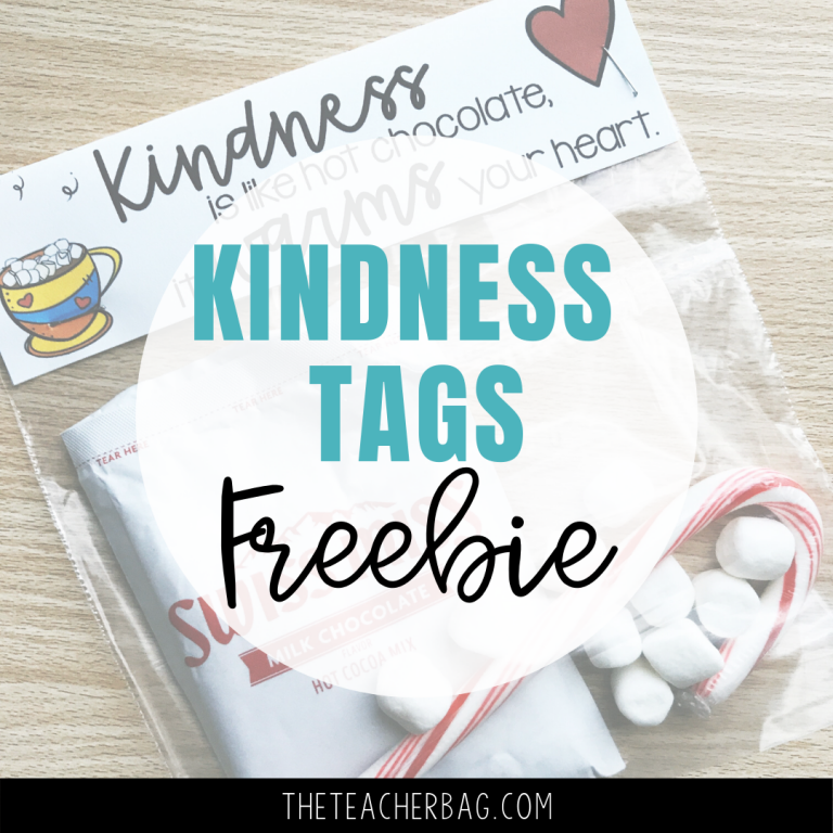 hot chocolate kindness tags