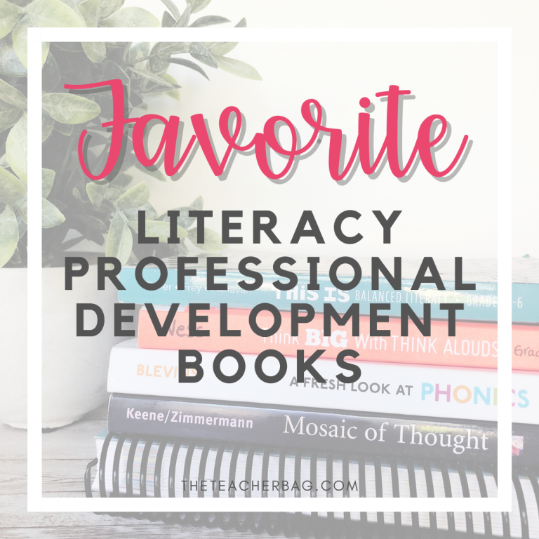 favorite literacy professional development books