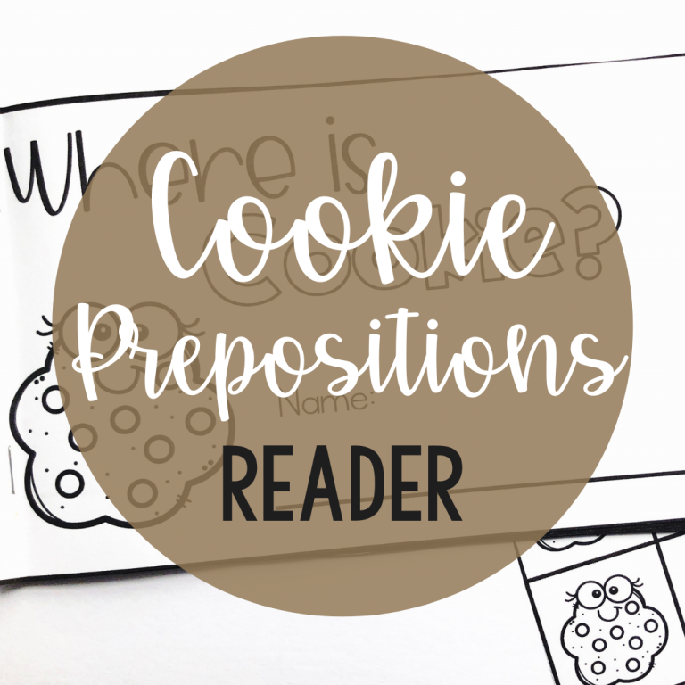 Cookie Prepositions Easy Reader
