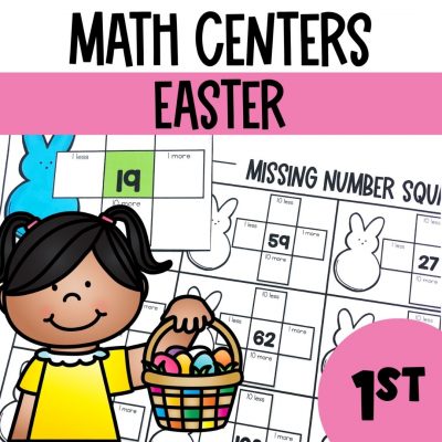 1st grade Easter Math Centers