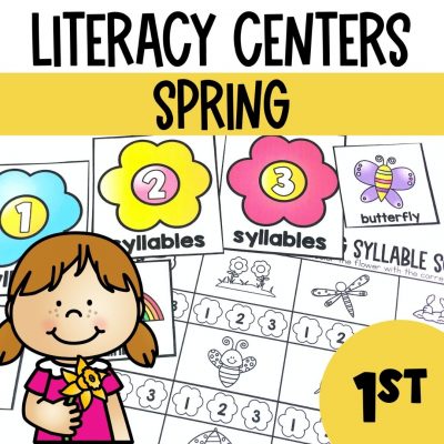 1st Grade Spring Literacy Centers
