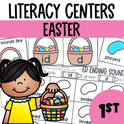1st Grade Easter Literacy Centers