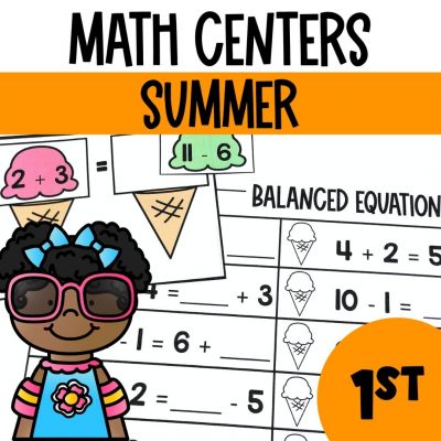 1st Grade Summer Math Centers