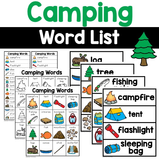 camping words