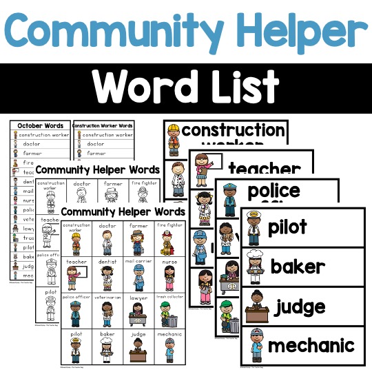 community helper words