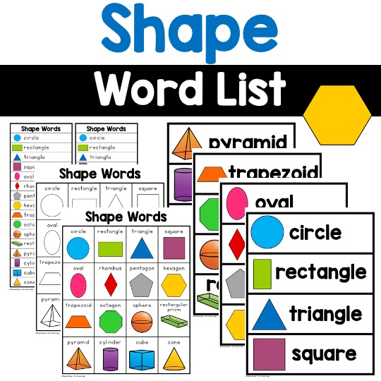 shape words