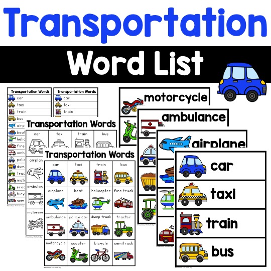 transportation words