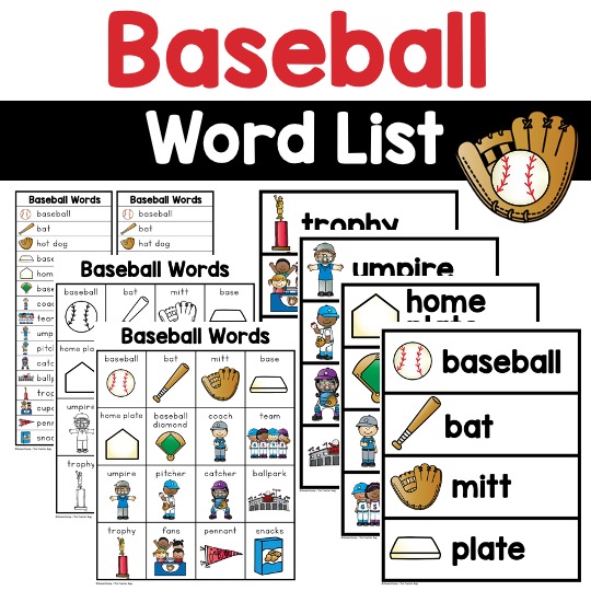 baseball words