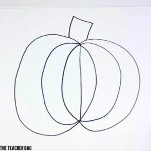 Pumpkin Direct Drawing for the Classroom 6 7 1